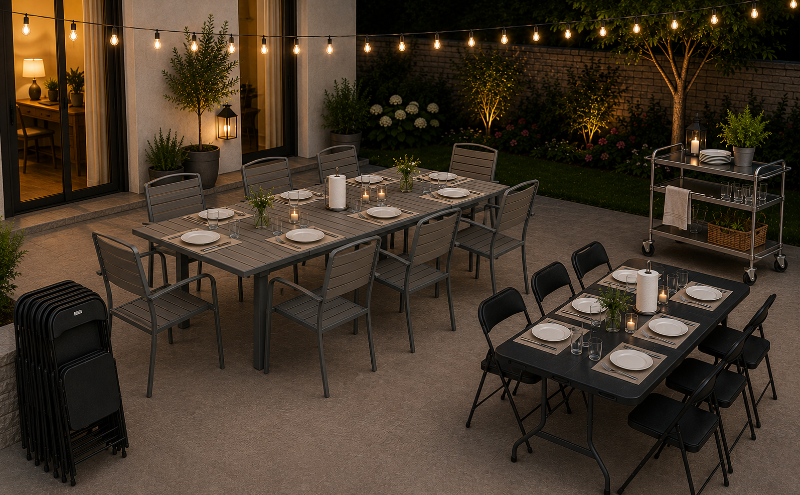 El escenario ideal para tus cenas al exterior