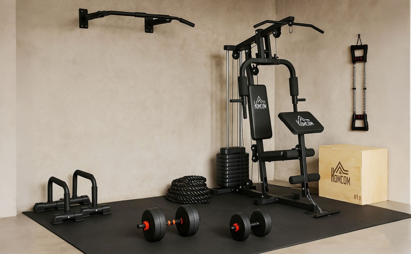 Espaço CrossFit na garagem