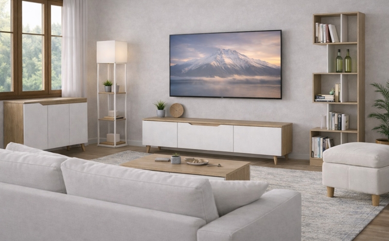 Organização e armazenamento na sala