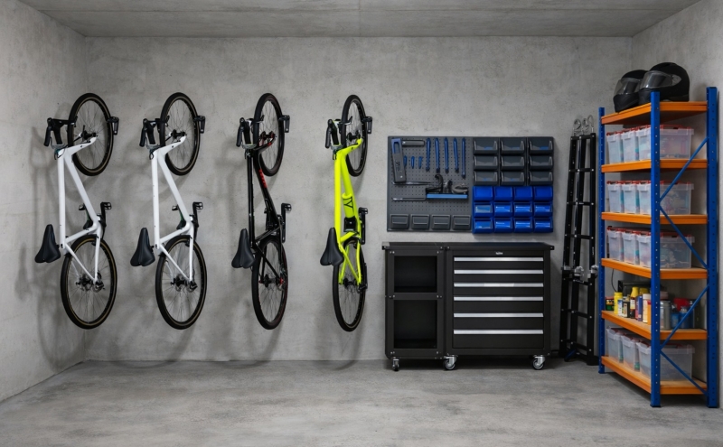 Garagem organizada, espaço aproveitado