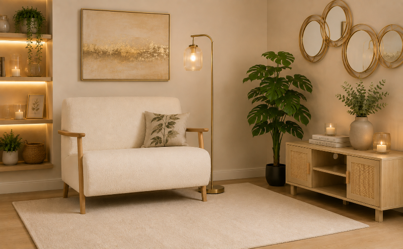 Conforto em tons naturais