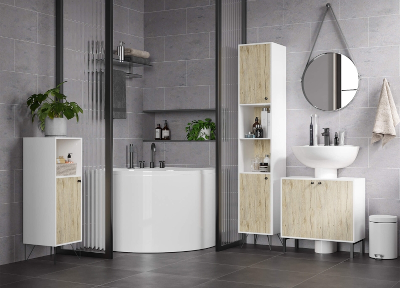 Seturi Elegante de Dulapuri de Toaletă și Baie