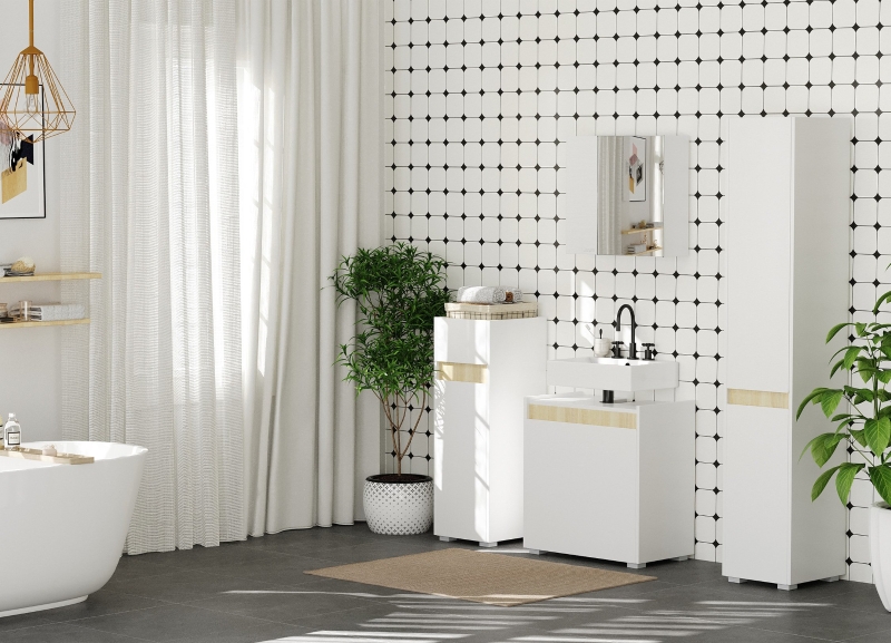 Baie luminoasă, puritate și rafinament