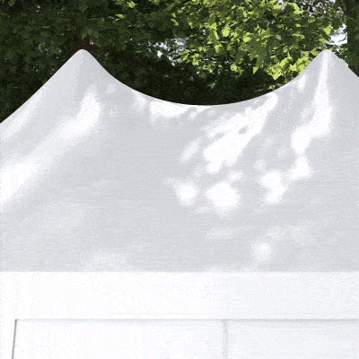 Outsunny 9x7m Waterproof Marquee Canopy-White