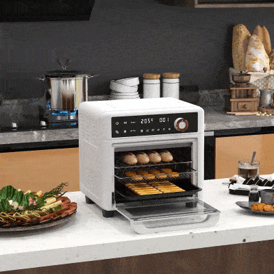 HOMCOM Four Électrique 13L 1200W Blanc