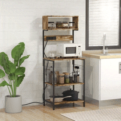 Raft Bucatarie cu Prize – Dulap pentru Microunde