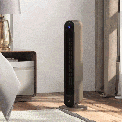 Incalzitor Electric Oscilant Reglabil Argintiu