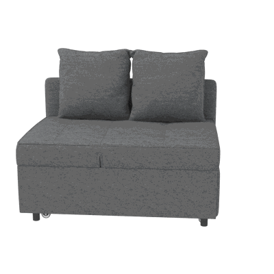 HOMCOM Convertible Sofa Bed Grey 3-in-1 Sleeper Chair