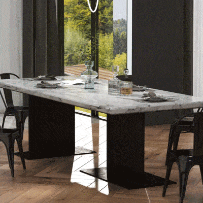 HOMCOM Set da 4 Sedie da Cucina Impilabili in Acciaio Nero