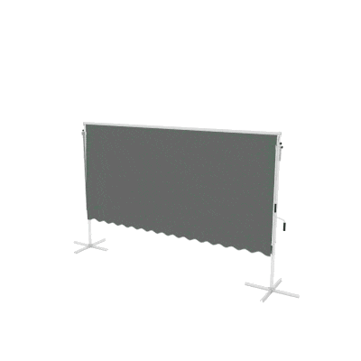 Outsunny tendone a doppia pendenza 395x298x255cm Verde