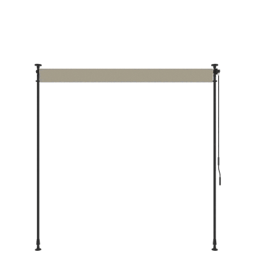Outsunny Markiza pionowa 200x305cm, składana osłona boczna