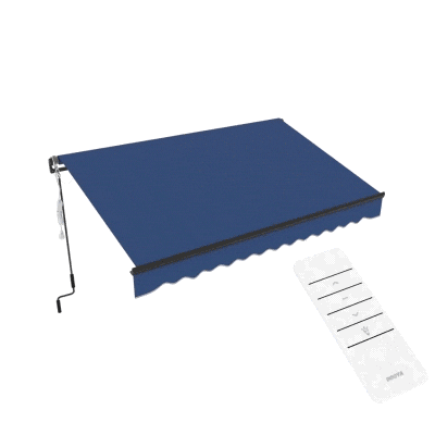 Sunshade Awning 295W x 245Dcm Blue