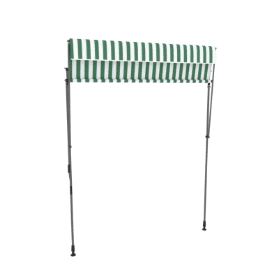 Outsunny Tenda da Sole con Supporti Regolabili Verde e Bianco