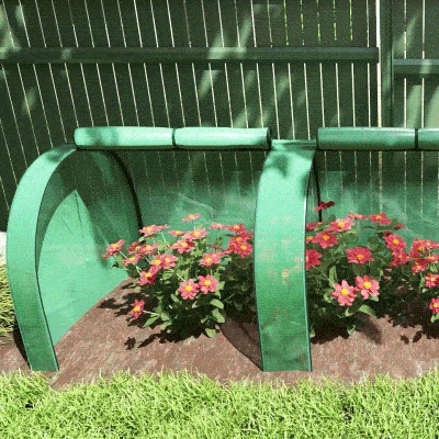 Outsunny Estufa Pequena para Jardim, Cultivo de Plantas, com 4 Janelas Enroláveis, 400x100x80 cm, Verde