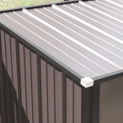 Outsunny Szopa ogrodowa domek na narzędzia, drzwi zamykane, odporny na warunki atmosferyczne, 161,5 cm x 94,5 cm x 196 cm, czarny