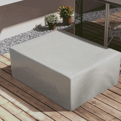Outsunny Copertura per salootto da giardino esterna 235x190x90cm Grigio
