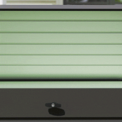 Outsunny Baú de Arrumação Exterior Capacidade 311L  de Aço com Fechadura Chave Pistões Pneumáticos 120x62x62 cm Cinza Escuro