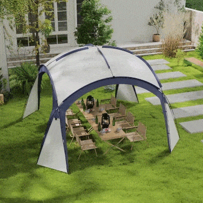 Campingtent tuintent feesttent partytent zonwering glasvezelstang