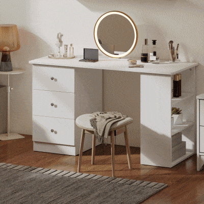 HOMCOM Scrivania porta PC 120cm x 49cm x 72cm Bianco