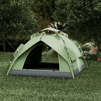 Outsunny Tenda Pop-Up Leve 2-3 Pessoas 2 Portas 210x210x140 cm